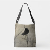 Gothic Raven Crossbody Tas (Voorkant)