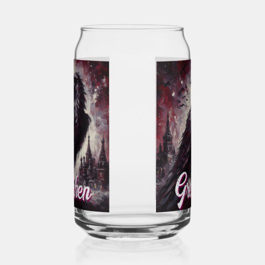 Gothic Raven Crow Bird Painting Personalized (Droite)