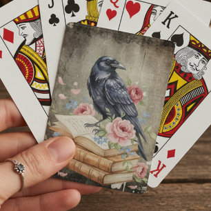 Gothic Raven Donkere Academica Pokerkaarten