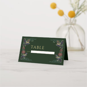 Gothic Raven Floral Wedding
