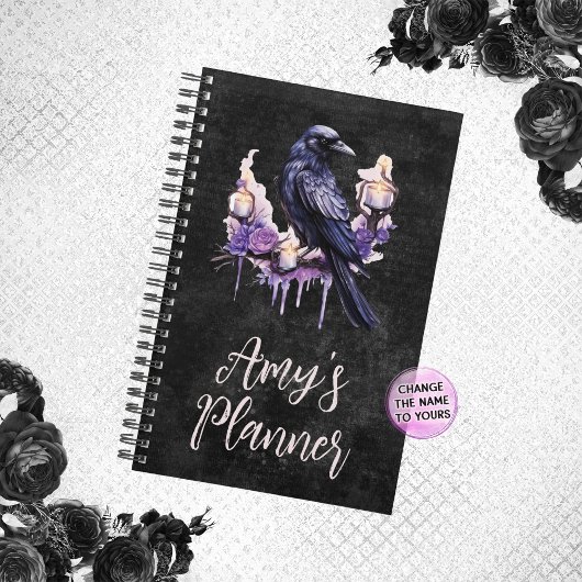 Gothic Raven Planer Planner