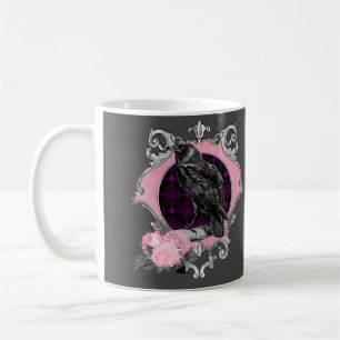 Gothic Raven Roos Lijst Koffiemok