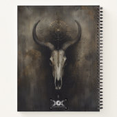 Gothic Raven Spiral Notebook Notitieboek (Achterkant)