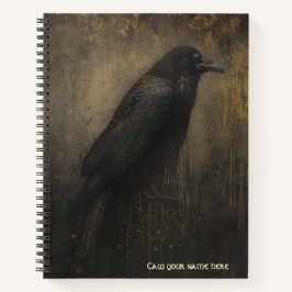 Gothic Raven Spiral Notebook Notitieboek