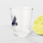 Gothic Raven Wyed Spirits Halloween Party Custom Shot Glas (Rechts)