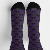 Gothic Ravens and Black Heart Patterned Sokken (Top)