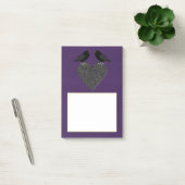 Gothic Ravens and Black Heart Post-it® Notes (Kantoor)