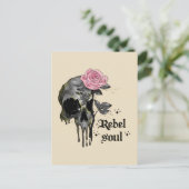 Gothic | Rebel Soul Briefkaart (Staand voorkant)