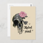 Gothic | Rebel Soul Briefkaart (Voorkant / Achterkant)