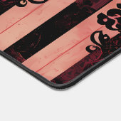 Gothic Red & Black Damask Desk Mat (Coin)