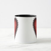 Gothic Red Heart Mok (Midden)