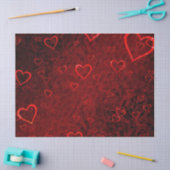Gothic Red Hearts, 20x30-vel papier (Craft)