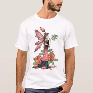 Gothic Red Rose Fairy Tote Tas door Molly Harrison T-shirt