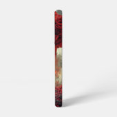 Gothic Red Rose vulde hel Samsung Galaxy Hoesje (Linkerkant)