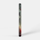 Gothic Red Rose vulde hel Samsung Galaxy Hoesje (Rechterkant)