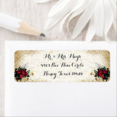 Gothic Red Roses Etiket (Insitu)