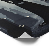 Gothic reverie in de stilte van de stenen poster (Hoek)