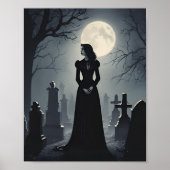 Gothic reverie in de stilte van de stenen poster (Voorkant)