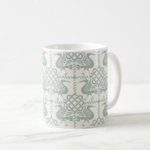 Gothic Revival Vogels en knopen Koffiemok