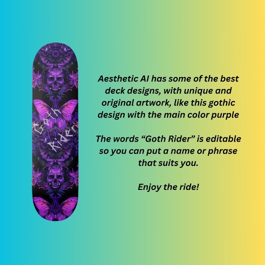 Gothic Rider Skateboard