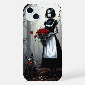 Gothic Robot Meisje iPhone 15 Plus Case