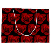 Gothic rode rozen Victoriaans bruiloft Large Cadeautasje (Achterkant)
