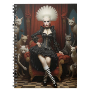 Gothic Roller Derby Girl Notitieboek