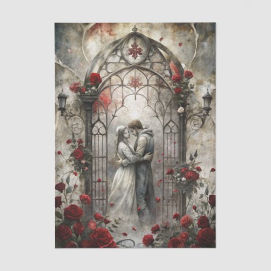 Gothic Romance Decoupage Tissuepapier (Voorkant)