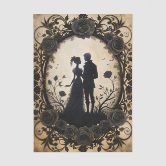 Gothic Romance Decoupage Tissuepapier (Voorkant)