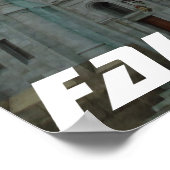 Gothic Romanesque Architecture, Herfst River, MA Poster (Hoek)