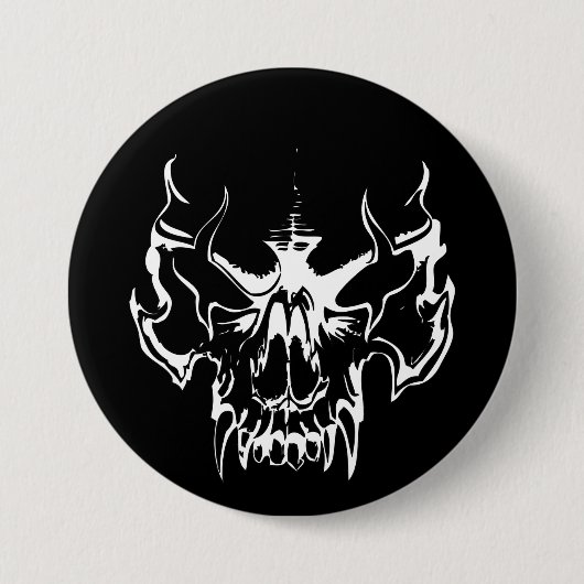 Gothic Ronde Button 7,6 Cm (Voorkant)