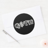 Gothic Ronde Sticker (Envelop)