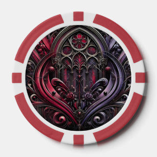 Gothic Roos Casino Poker Chip