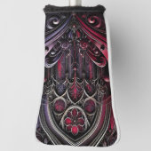Gothic Roos Golf Head Hoesje Golfheadcover (Draai 90)