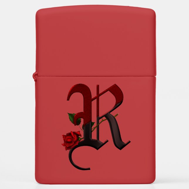 Gothic Roos Monogram R (Voorkant)