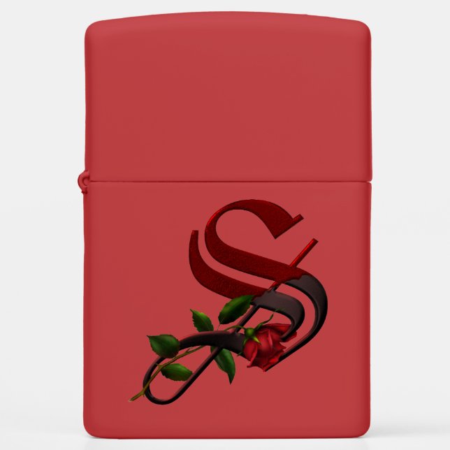 Gothic Roos Monogram S (Voorkant)