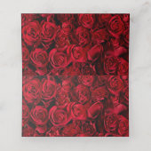 Gothic Roos Wedding Place Cards (Binnenkant ongevouwen)