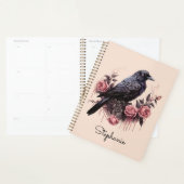 Gothic Rose Planner – Raven Aesthetic Organizer (Display)