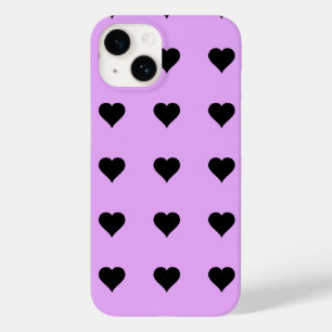 Gothic Roze en Zwart hartontwerp Case-Mate iPhone 14 Hoesje