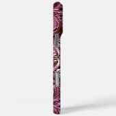 Gothic Roze Ornament met schedel Case-Mate iPhone Case (Achterkant / Rechts)