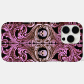 Gothic Roze Ornament met schedel Case-Mate iPhone Case (Achterkant (horizontaal))