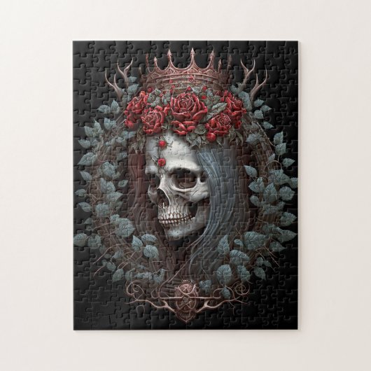 Gothic Rozen Kroongothiek Legpuzzel (Verticaal)