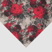 Gothic rozen tiran tissuepapier (Detail)