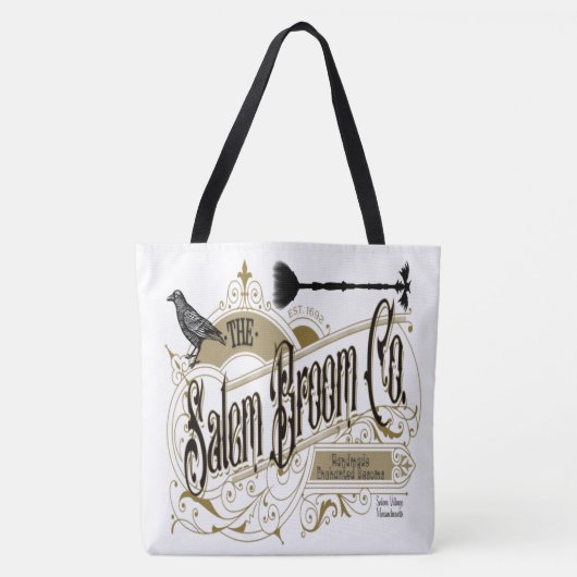 Gothic Salem Broom Co. Canvas Canvas tas (Voorkant)