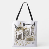 Gothic Salem Broom Co. Canvas Canvas tas (Achterkant)