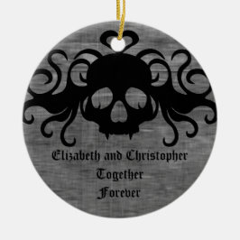 Gothic samen voor altijd keramisch ornament