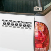 gothic schedels bumpersticker (Op Truck)