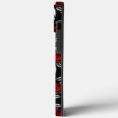 Gothic schedels en Rozen Case-Mate iPhone Case (Achterkant / Links)