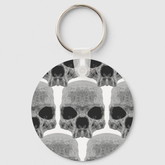 gothic schedels sleutelhanger (Voorkant)