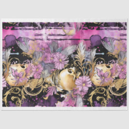 Gothic Shabby Glam H Decoupage Papier